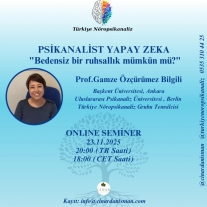 "Psikanalist Yapay Zeka": Prof. Gamze Özçürümez Semineri